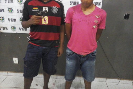 PM apreende menores armados e evita assaltos
