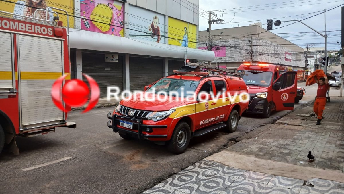 NO CENTRO: Incêndio em hotel mobiliza várias equipes do Corpo de Bombeiros 
