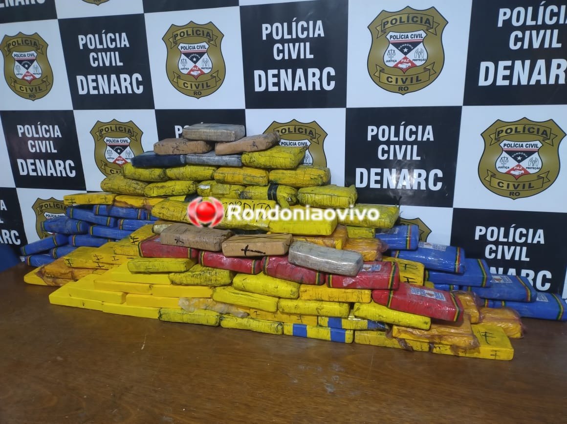 146 QUILOS: Denarc apreende caminhão com pneus recheados de drogas; quadrilha é presa 