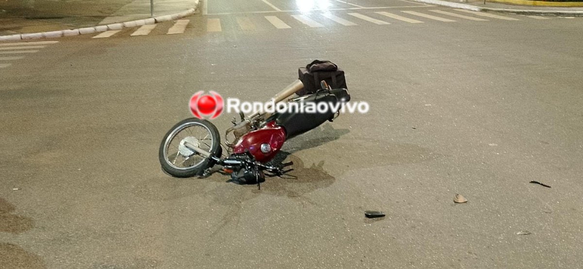 URGENTE: Motoboy fica lesionado em grave acidente na Jorge Teixeira 