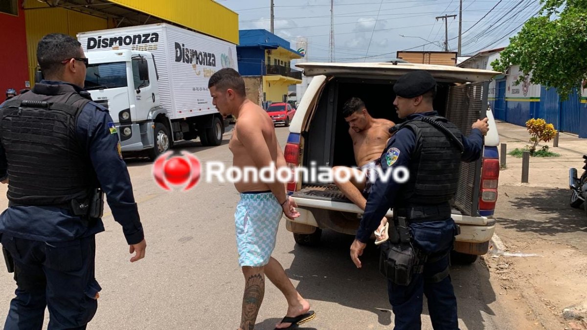 NO RESIDENCIAL: Dois acusados são presos com armas, droga e muda de maconha 