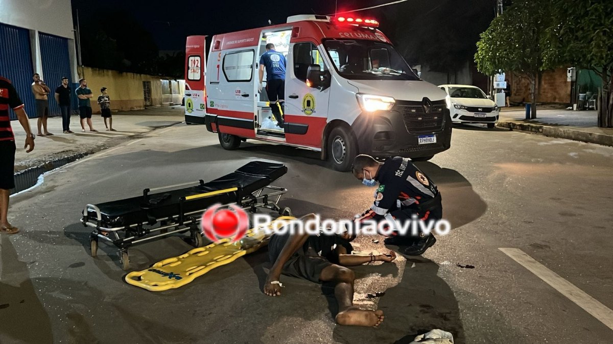 SUSPEITO DE ROUBO: Homem é surrado e fica desacordado no meio da rua 