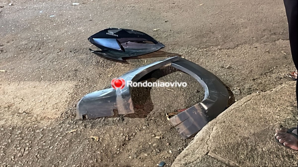 URGENTE: Motociclista fica gravemente ferido após acidente na zona Leste 