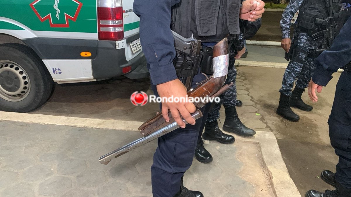 CONTIDO: Criminoso é baleado após confronto com a polícia 