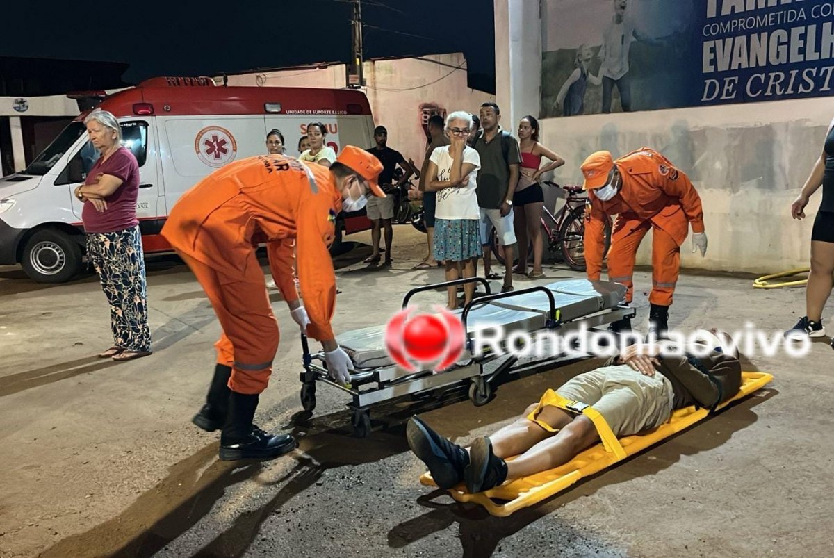 URGENTE: Moto App e passageira ficam feridos ao serem atropelados por caminhonete 