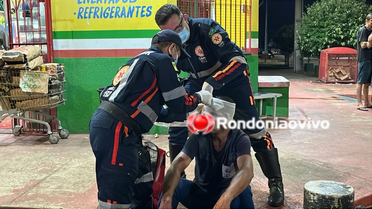 NA PIRÂMIDE : Homem é atacado brutalmente após encontrar autor de roubo 