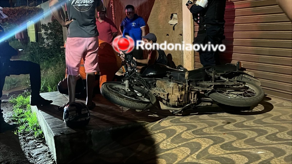 NO TRÊS MARIAS : Cachorro cruza na frente de moto e deixa casal gravemente ferido 