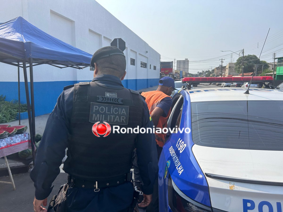 MANDADO ATÉ 2030: Foragido é preso 'cuidando de carros' na feira livre