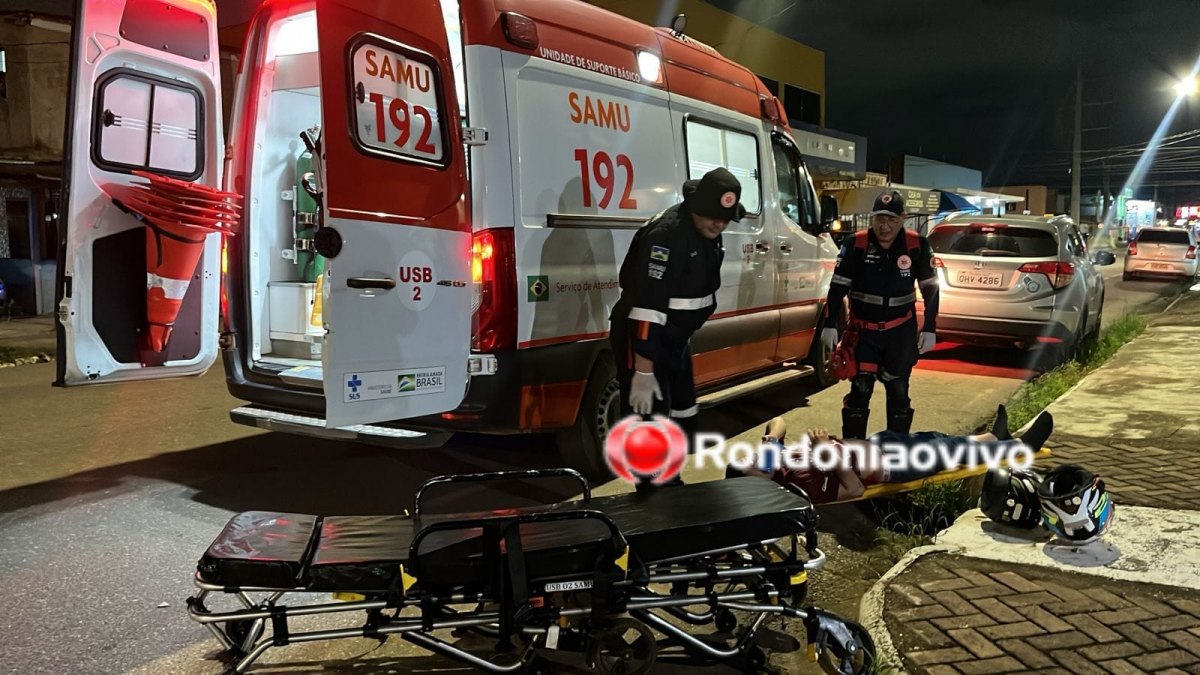 URGENTE: Mais um grave acidente com veículo oficial deixa motociclista ferido