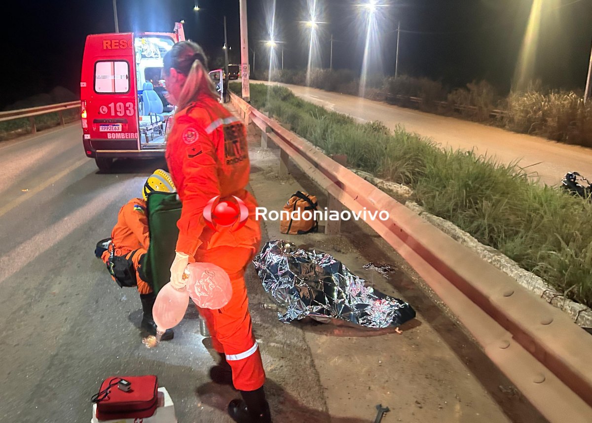 TRÁGICO: Homem morre atropelado por ônibus escolar na ponte do rio Madeira