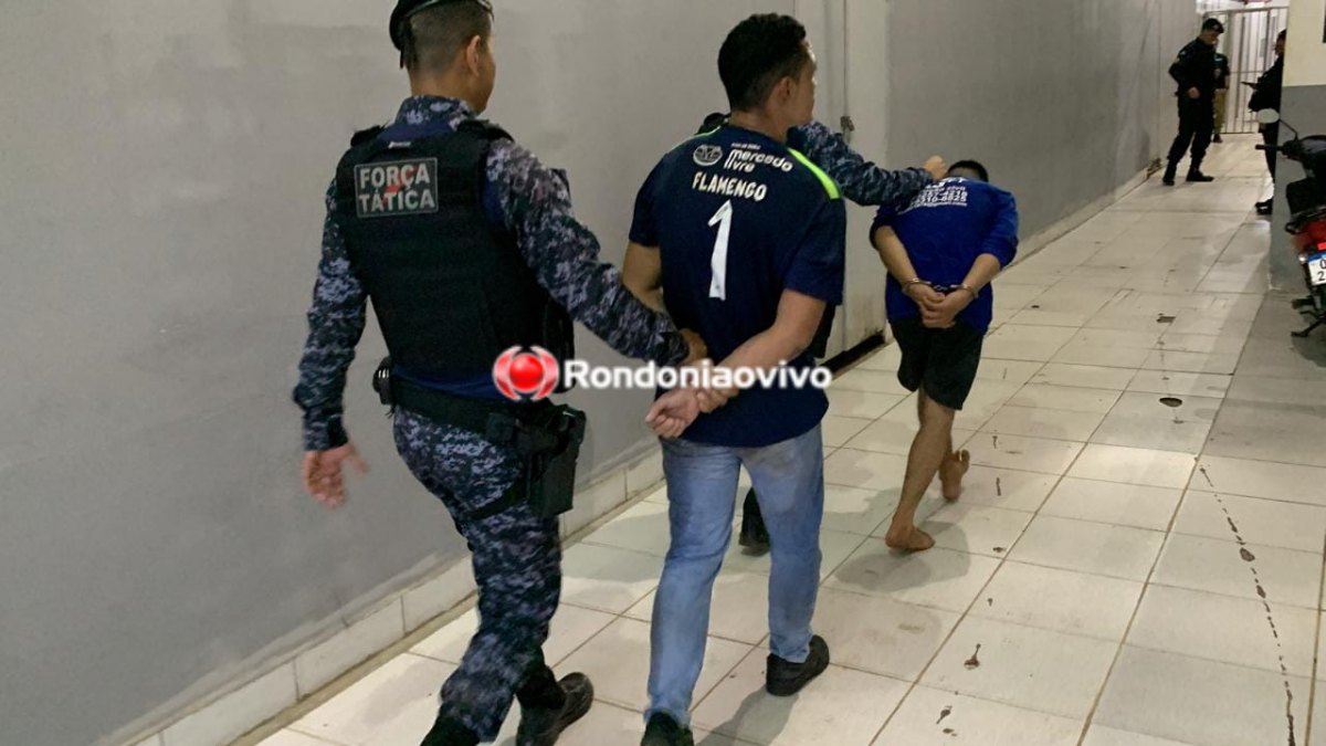 NO CAI N'ÁGUA: Força Tática do 9° BPM prende 'Capetinha e KL do PCC' com duas armas 