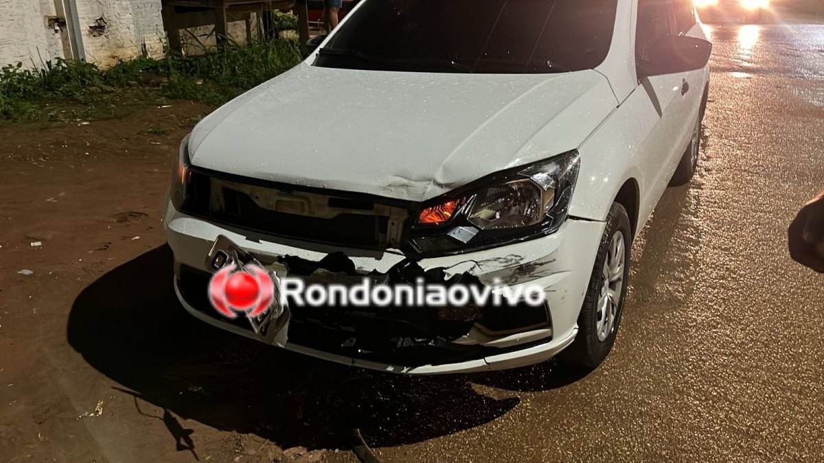 IMPRUDÊNCIA: Motorista de Gol avança cruzamento e atropela motociclista 