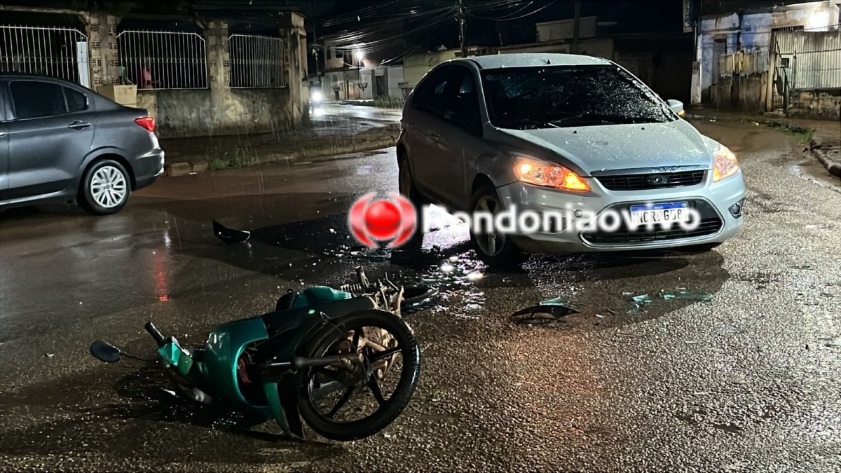 URGENTE: Acidente deixa motociclista seriamente ferido na zona Sul