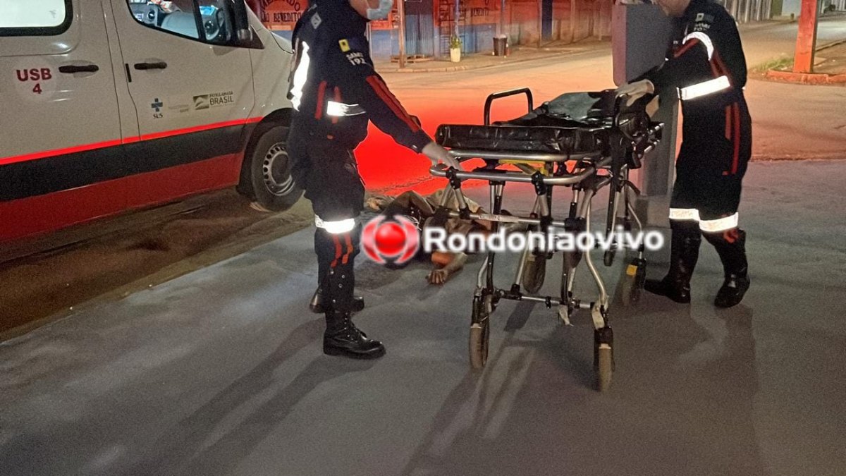 NO APONIÃ: Homem vítima de espancamento é encontrado caído em calçada 