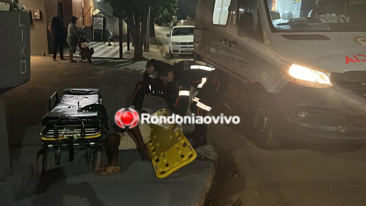 NO APONIÃ: Homem vítima de espancamento é encontrado caído em calçada 