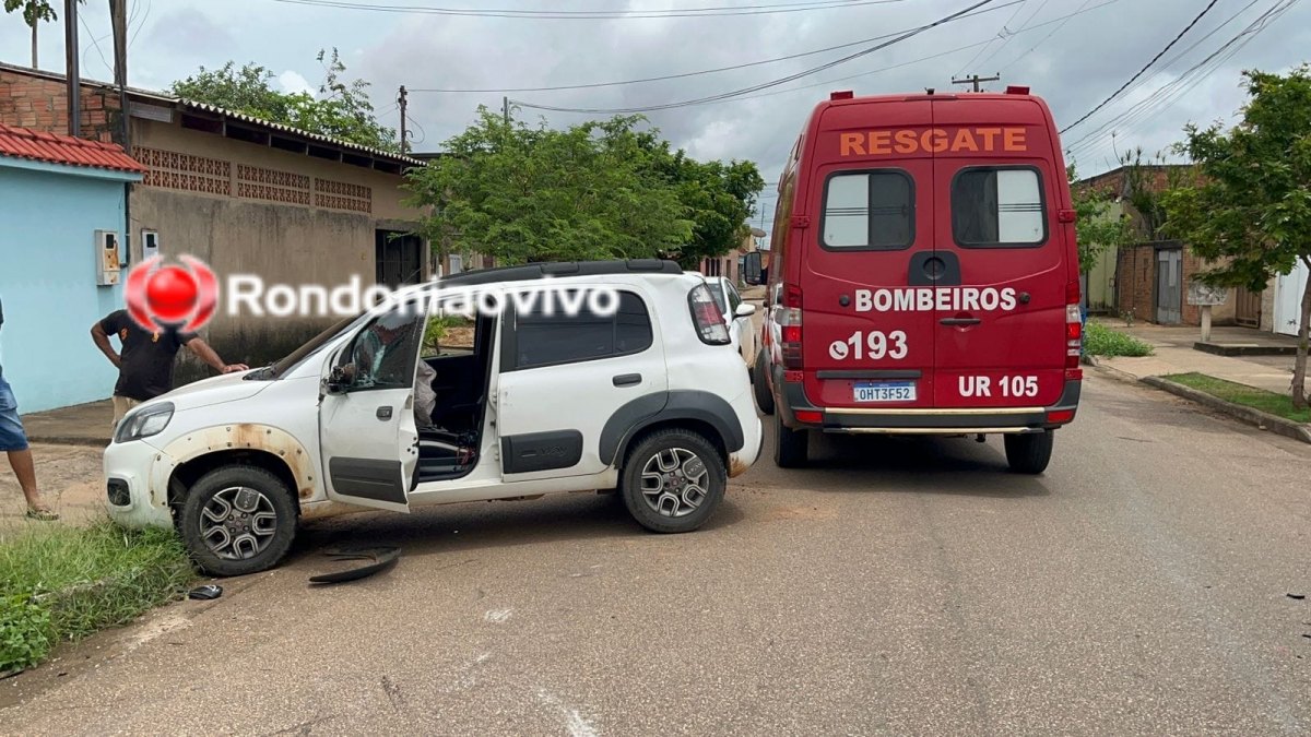 IMPRUDÊNCIA: Motorista de caminhão invade preferencial e provoca capotamento 