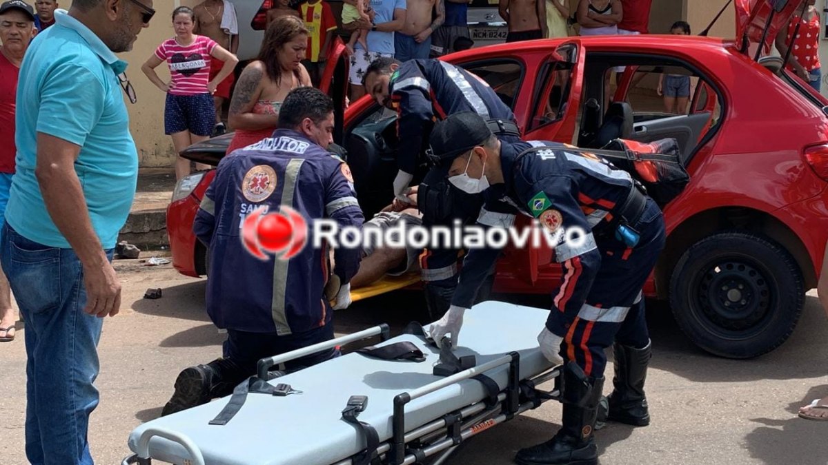 EMBRIAGUEZ: Casal fica ferido em grave acidente após motorista bater em carro parado 