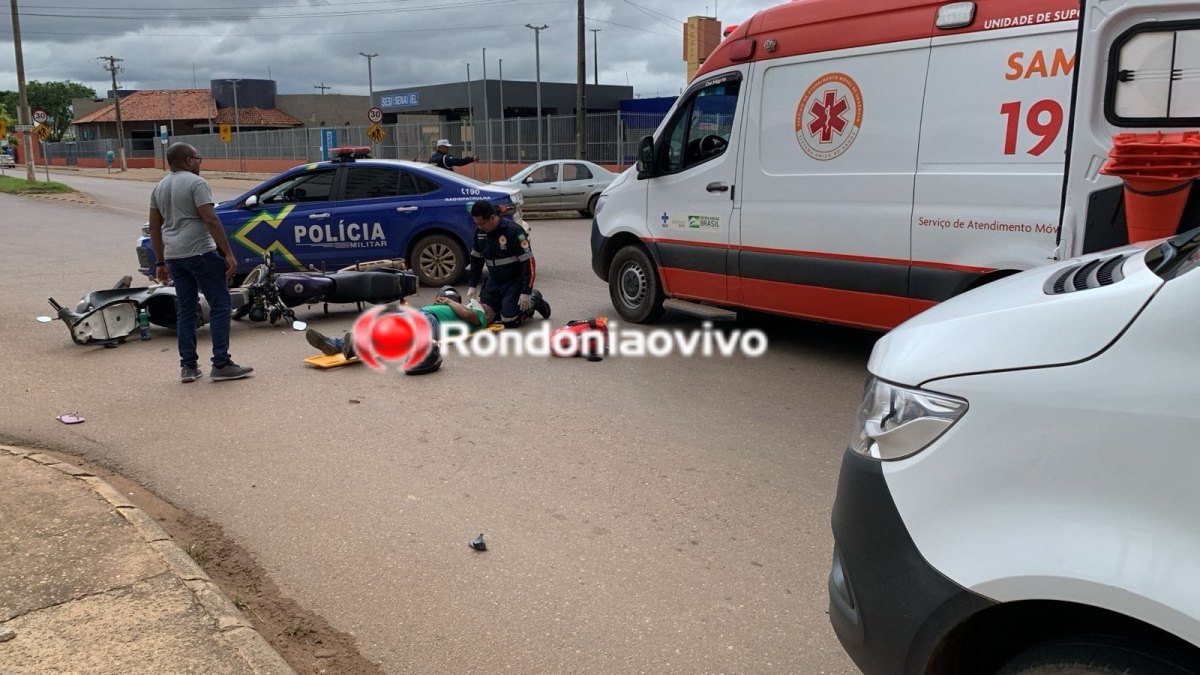 URGENTE: Mulher e homem sofrem lesões em grave colisão frontal 