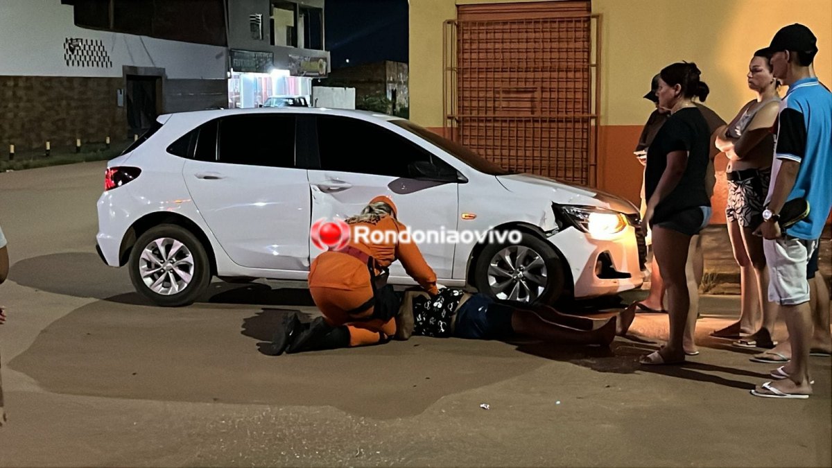 GRAVE: Motorista de Ônix avança preferencial e provoca acidente com motociclista 