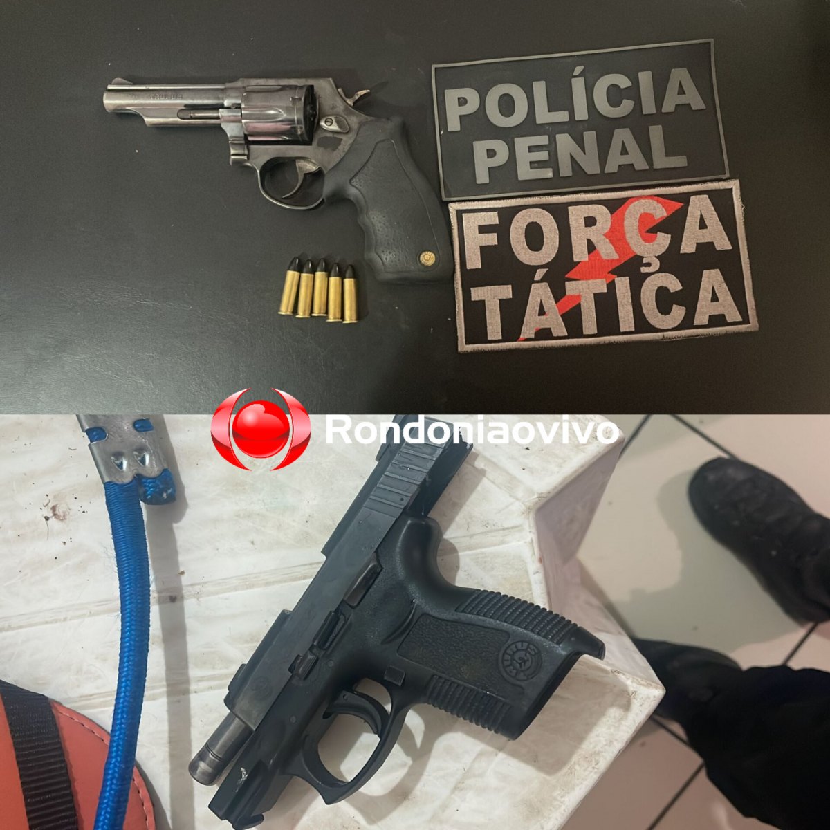 CERCO: Operação da Polícia Penal e PM prende criminosos com armas em condomínios