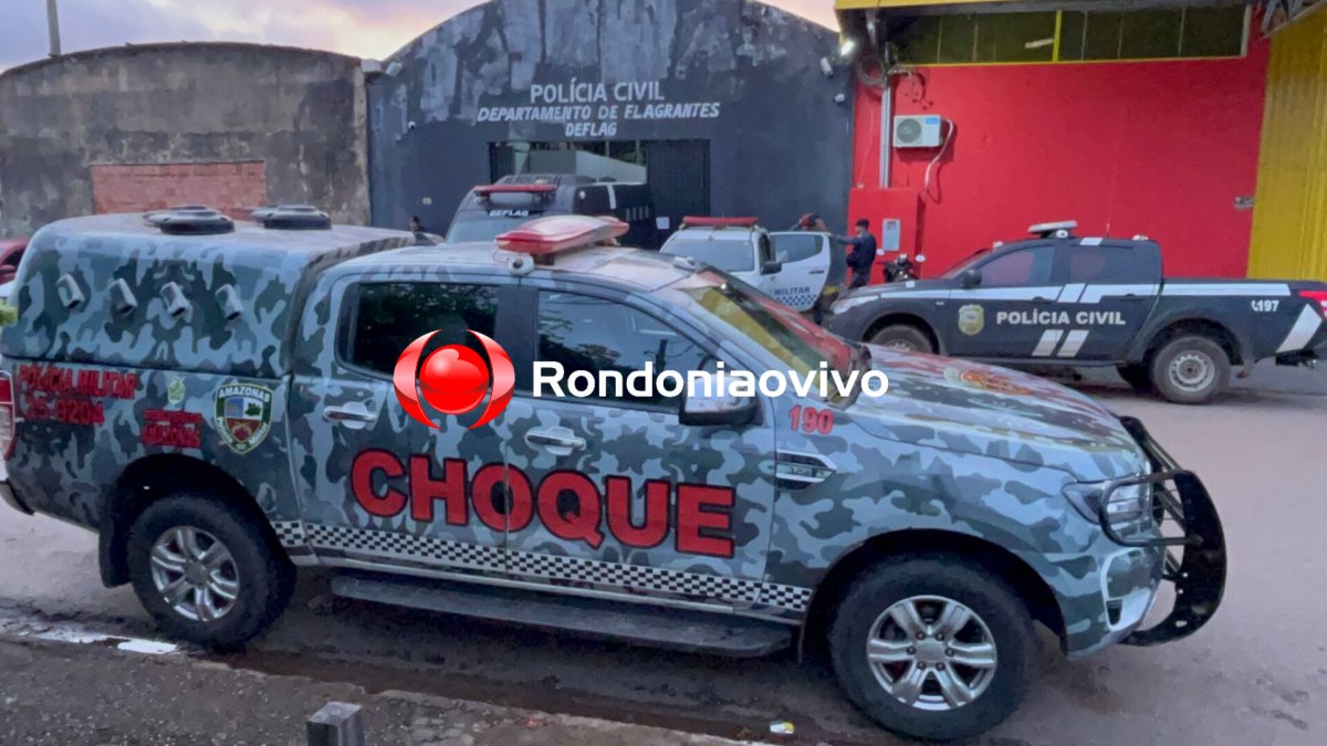 REFORÇO: Policiais do Choque de Manaus prendem traficante durante ronda em Porto Velho 