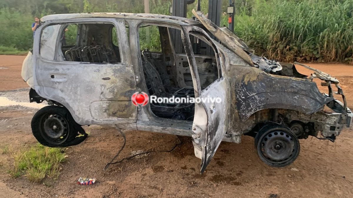VÍDEO: Carro é destruído por incêndio na ponte do rio Madeira 