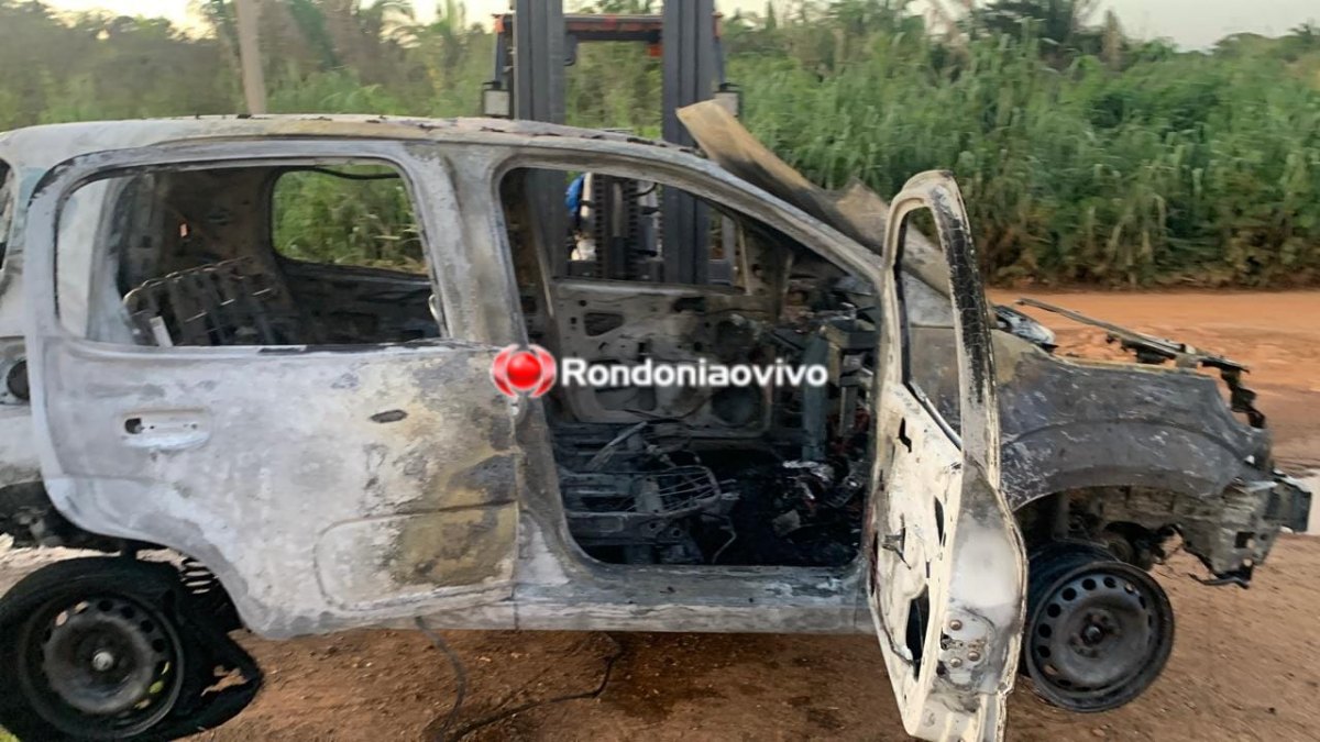 VÍDEO: Carro é destruído por incêndio na ponte do rio Madeira 