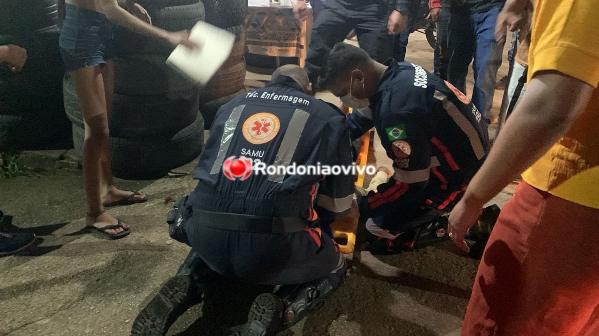 NA JATUARANA: Motociclista sofre grave acidente em batida contra Hilux 
