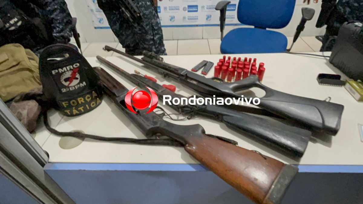 GATO DESCOBERTO: Homem é preso com três armas após ameaçar funcionários da Energisa 