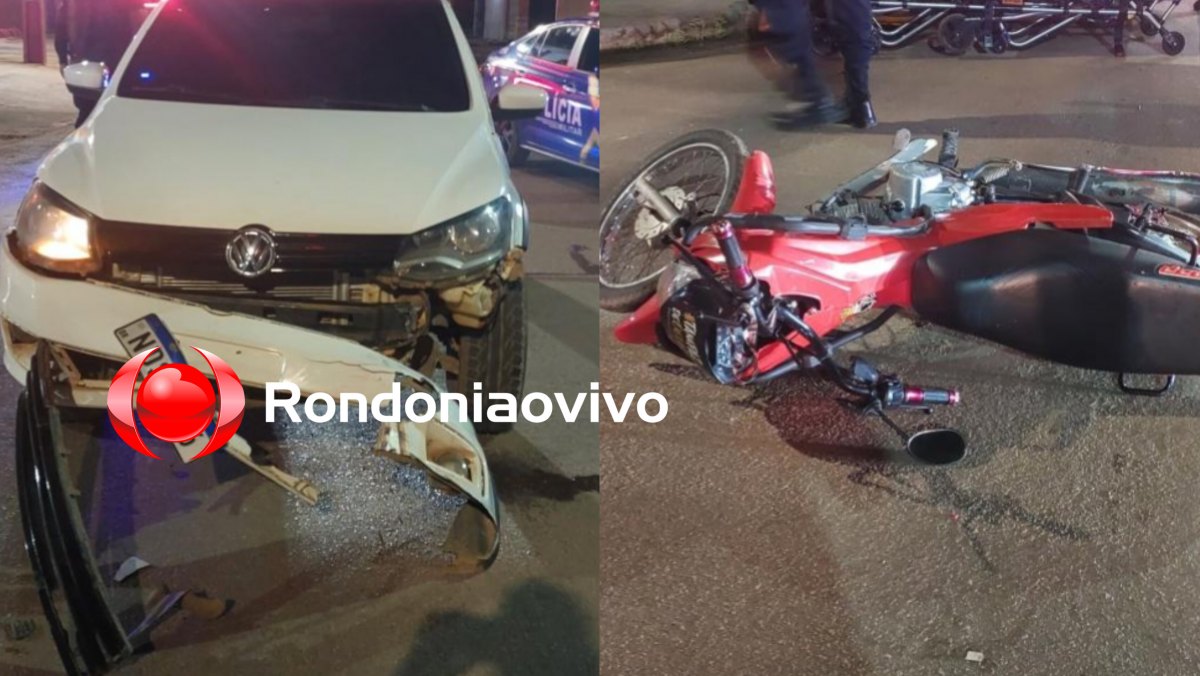 NO SEMÁFORO: Empresário que bebeu e foi dirigir atropela motociclista inabilitada
