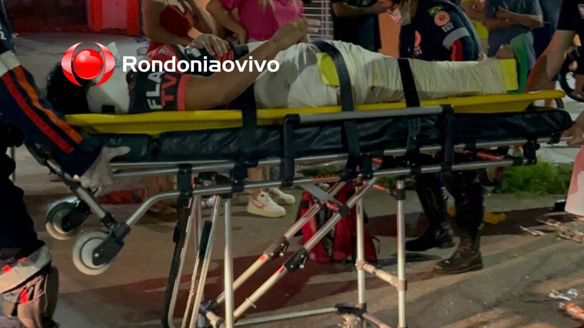 AMBOS SEM CNH: Motorista de HB20 avança preferencial e deixa jovem com fratura na perna 