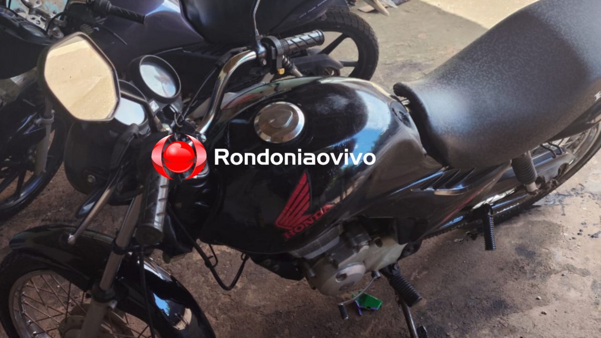 PROCURA-SE: Motocicleta é furtada na frente de residência no Centro 