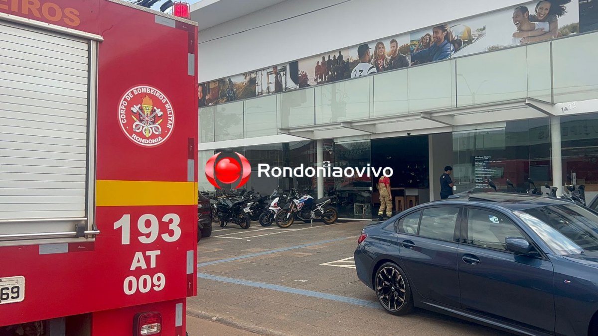 VÍDEO: Princípio de incêndio na concessionária BMW em Porto Velho