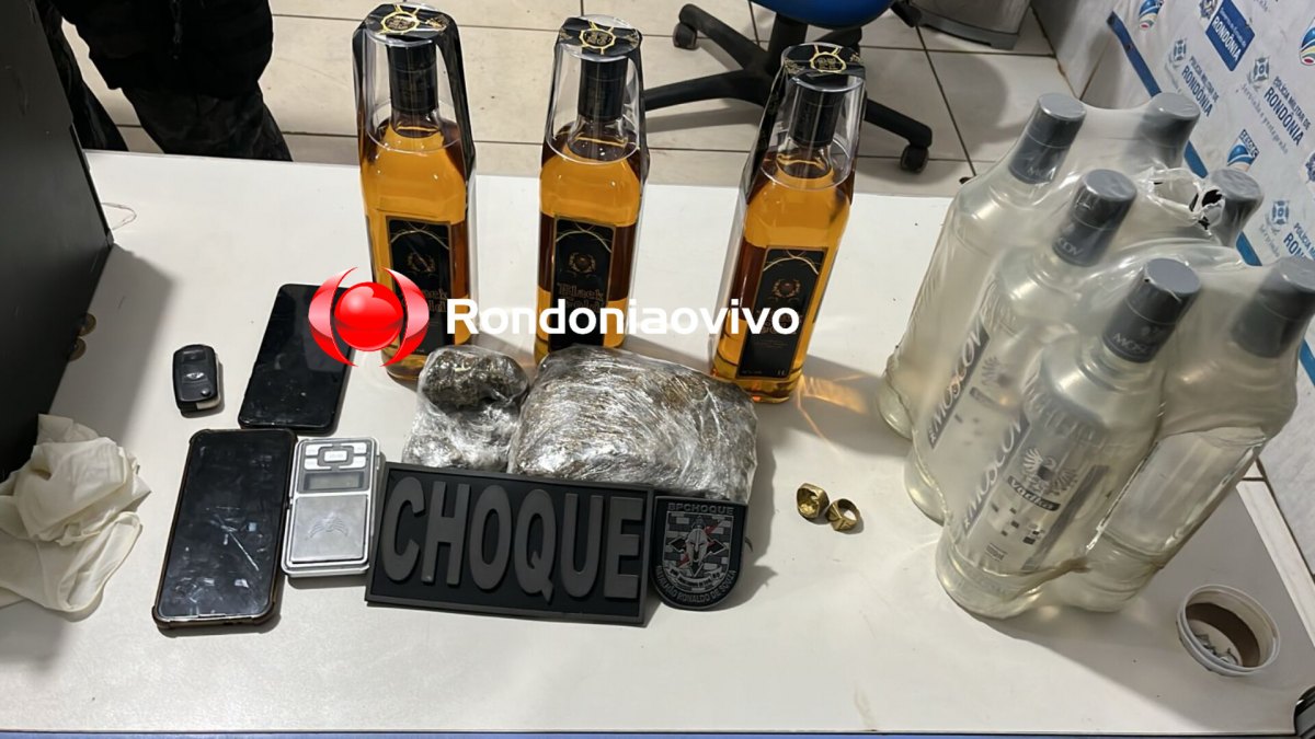 INTERCEPTADA: Dupla que ia vender whisky e vodka no Carnaval é presa por tráfico de drogas 