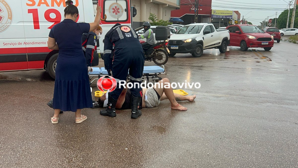 VÍDEO: Agente funerário sofre grave acidente na região Central