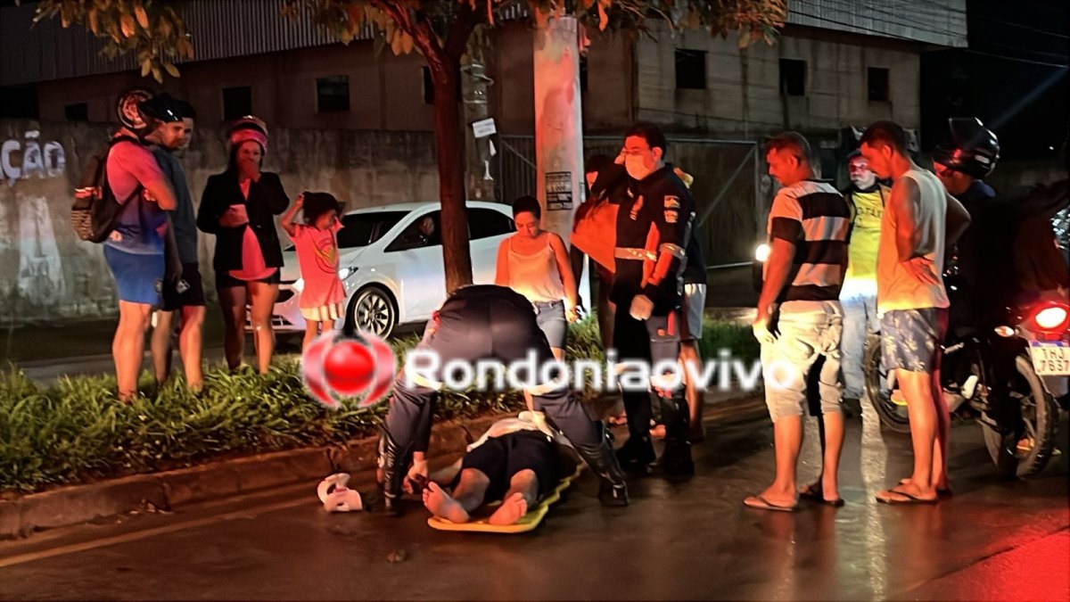 URGENTE: Grave acidente deixa três vítimas na Avenida Mamoré 