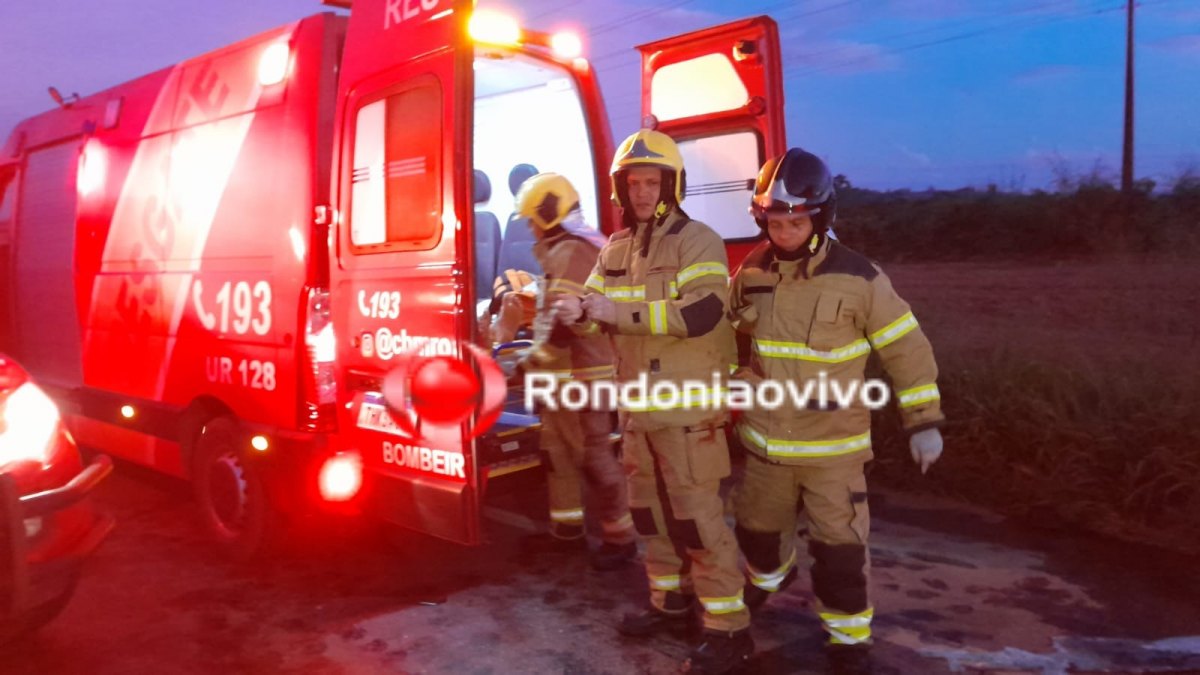 URGENTE: Quatro pessoas morrem após acidente entre ambulância e carreta de soja na BR-364 