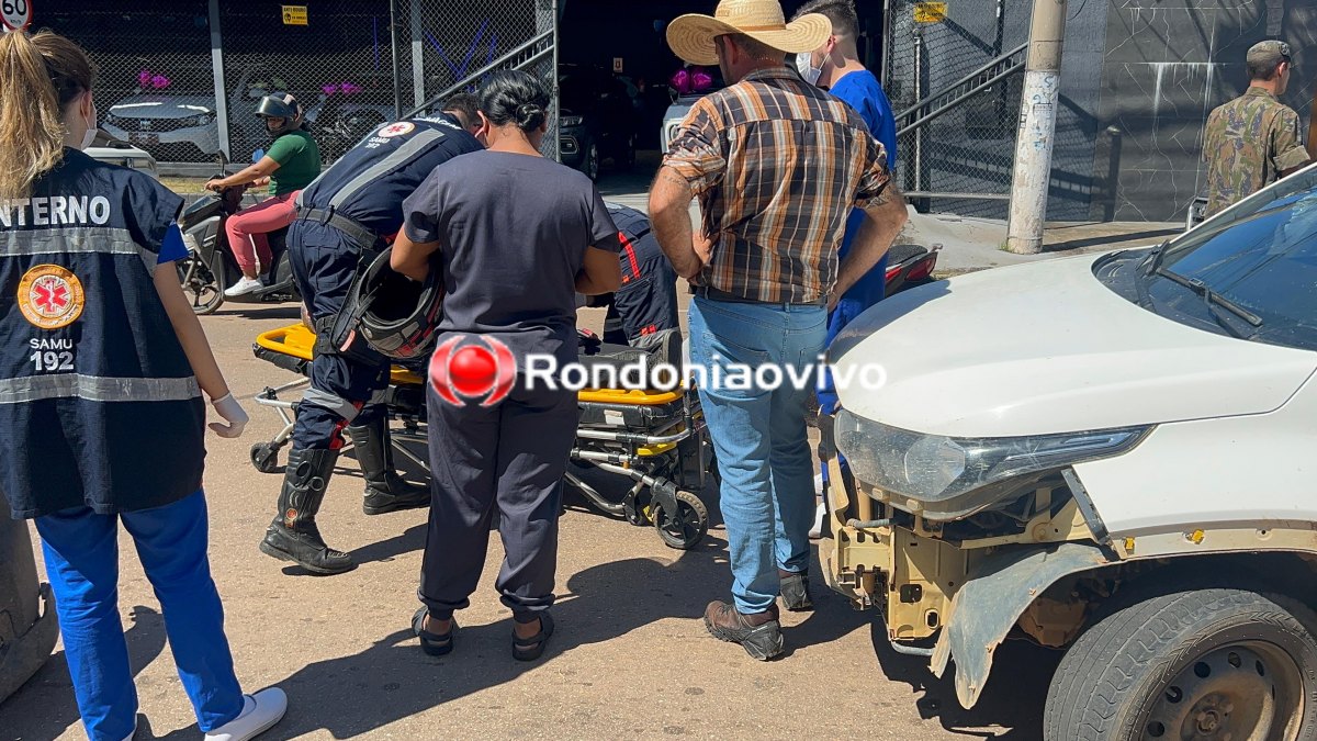 AO  VIVO: Grave acidente entre moto e carro na Avenida 7 de Setembro