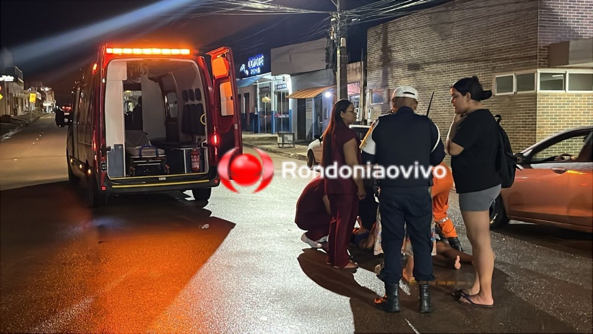 URGENTE: Motoboy fica gravemente ferido ao bater na traseira de táxi 