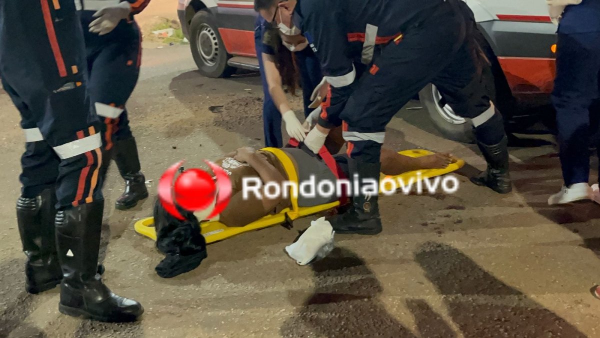 URGENTE: Quatro pessoas sofrem ferimentos após colisão entre motos na BR-364 