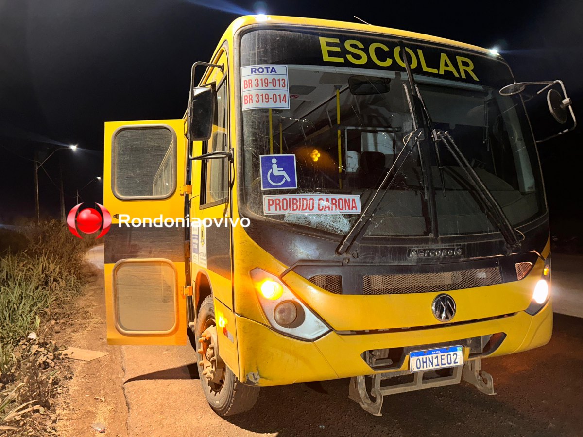 TRÁGICO: Homem morre atropelado por ônibus escolar na ponte do rio Madeira