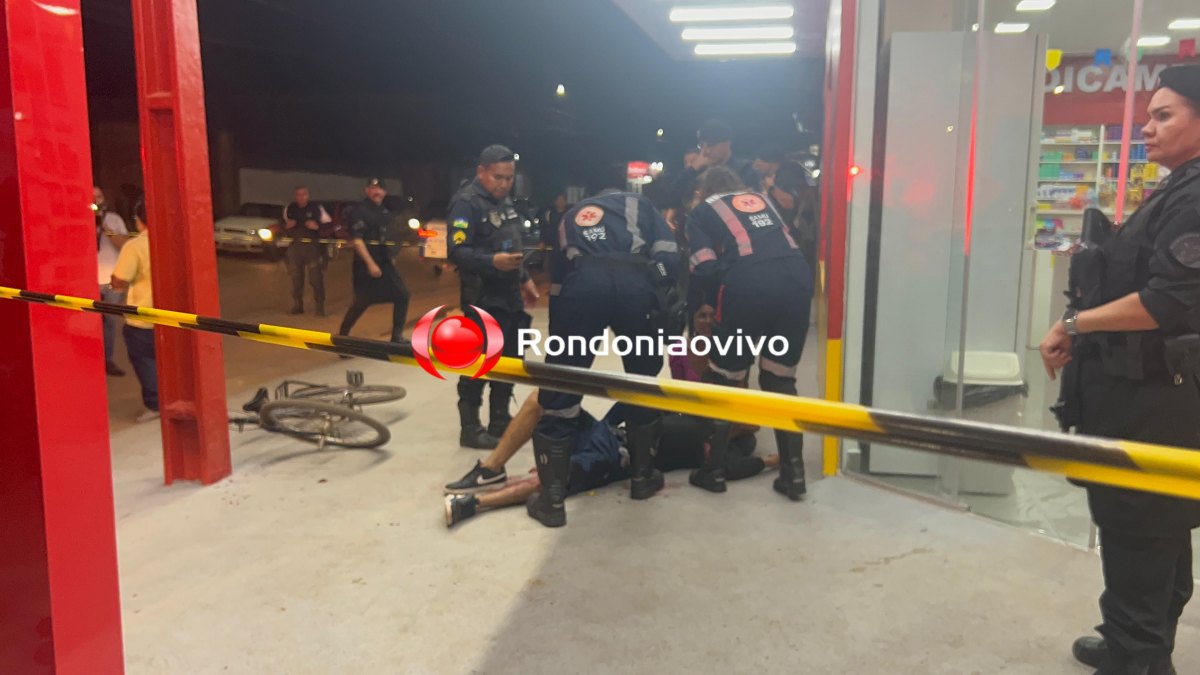 TIROS: Homem é alvo de tentativa de homicídio enquanto passeava de bicicleta - VÍDEO 