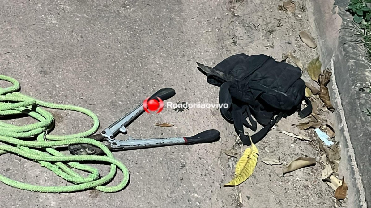 URGENTE: Ladrão de residência é espancado e amarrado pela população 