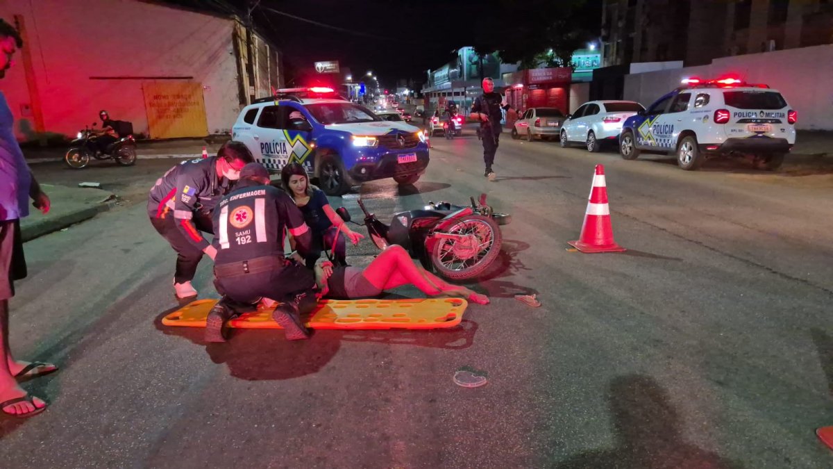 URGENTE: Grave colisão entre motos resulta em três vítimas na Jatuarana 
