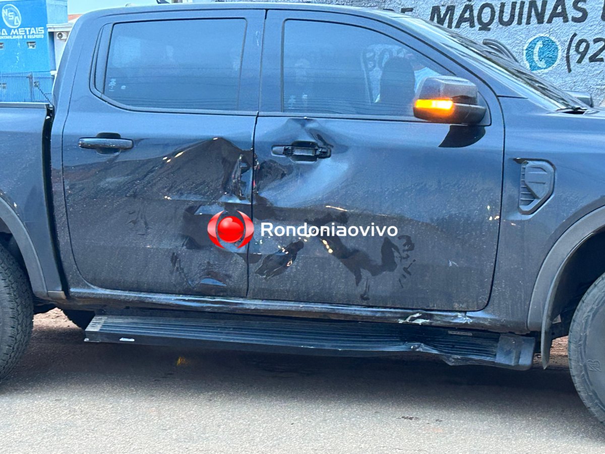 BMW: Motociclista fica seriamente ferido após motorista de Ranger avançar