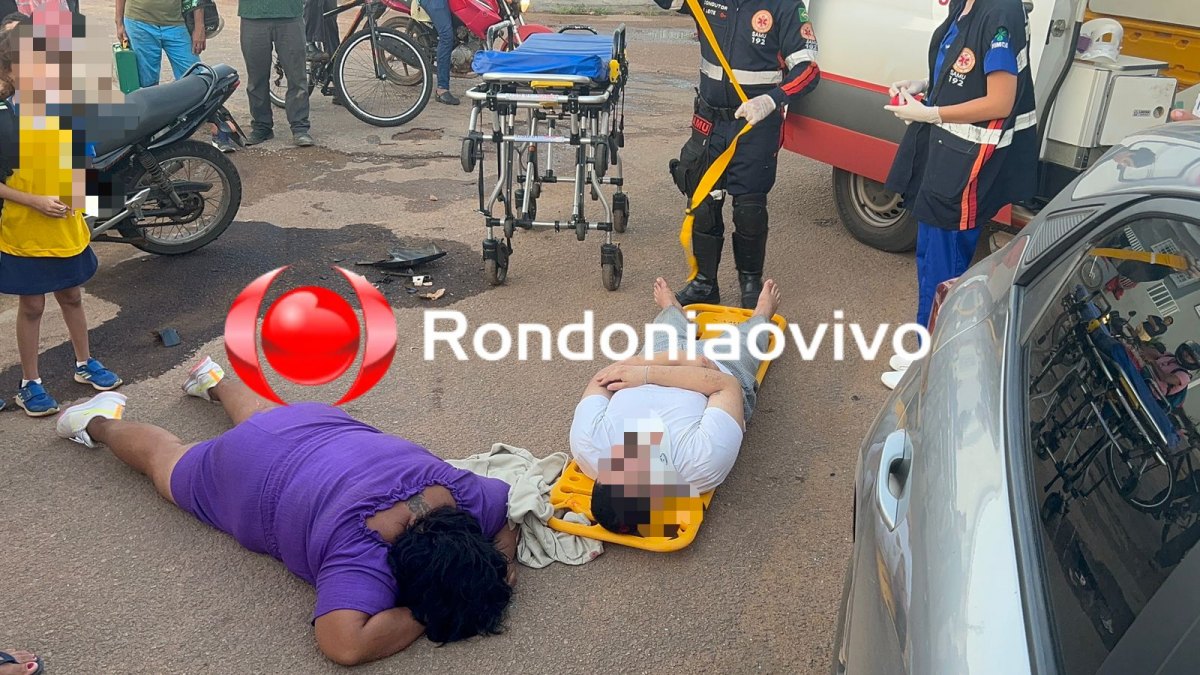 NA JACI-PARANÁ: Vídeo registra gravíssimo acidente com duas vítimas 