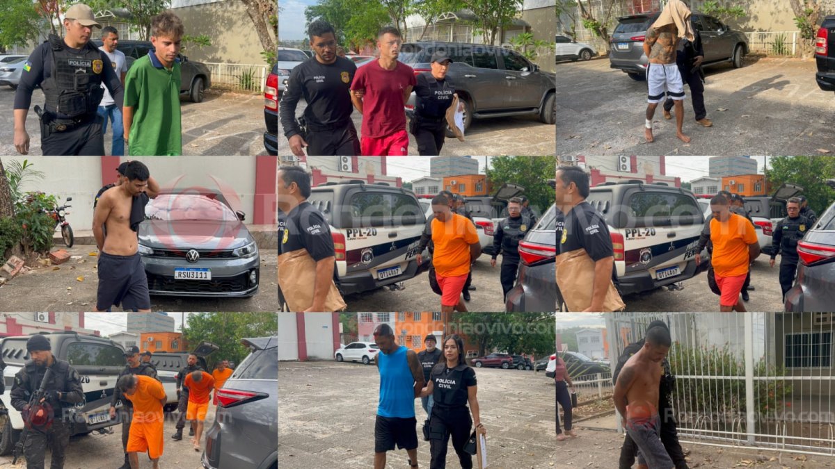 VÍDEO: Dezoito criminosos são presos durante operação Escudo de Rondônia