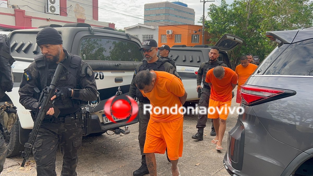 VÍDEO: Dezoito criminosos são presos durante operação Escudo de Rondônia