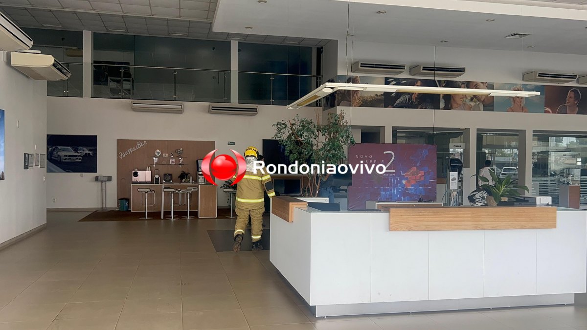 VÍDEO: Princípio de incêndio na concessionária BMW em Porto Velho