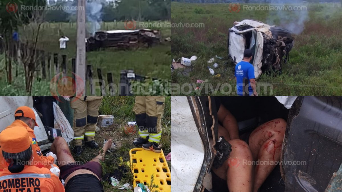 VÍDEO: Motorista fica preso nas ferragens em grave capotamento na BR-319 